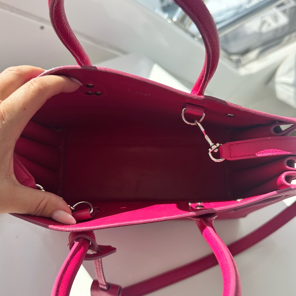 YSL nano sac du jour handbag in hot pink. - Picture 8 of 17